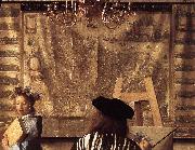 VERMEER VAN DELFT, Jan The Art of Painting (detail) est France oil painting artist